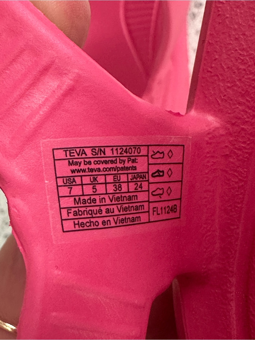 Teva Hurricane Drift Pink Sporty Sandals - Picture 2 of 4